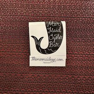 Mermaid Oyster Bar Matchbook